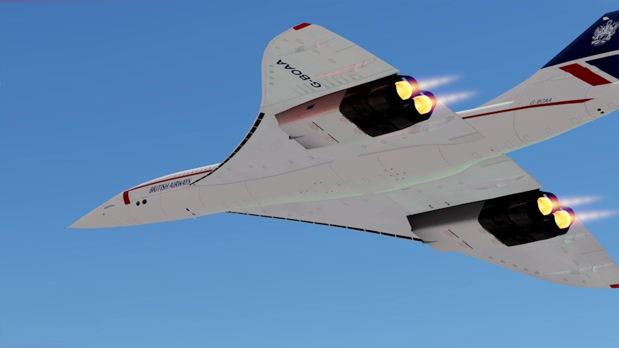 DC Designs Concorde Previews in P3D