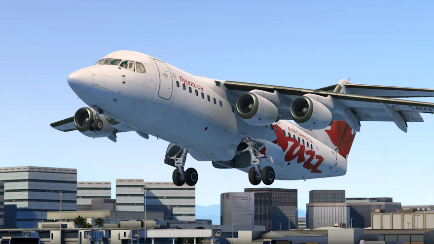 Just Flight Shares New Previews for 146 Professional on P3D