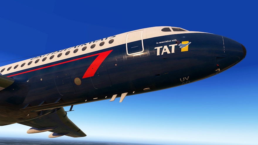 Just Flight Further Previews their Fokker F28 Fellowship