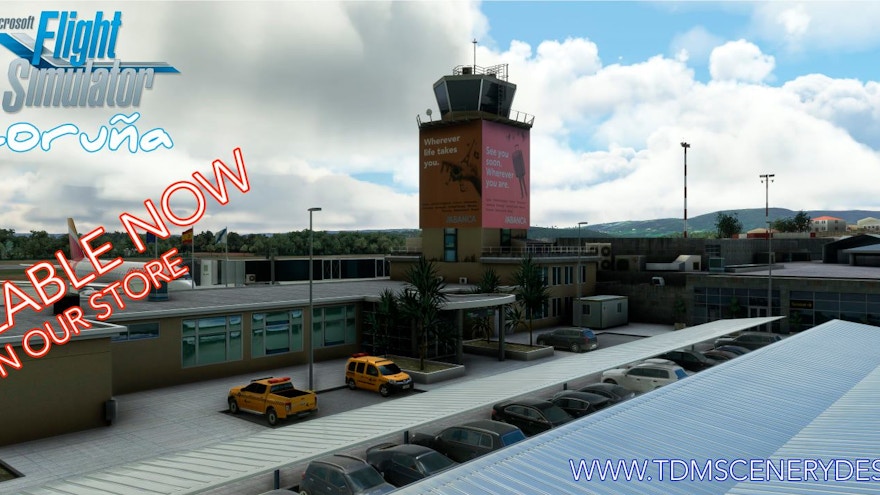 TDM Scenery Design Releases A Coruña Airport for MSFS
