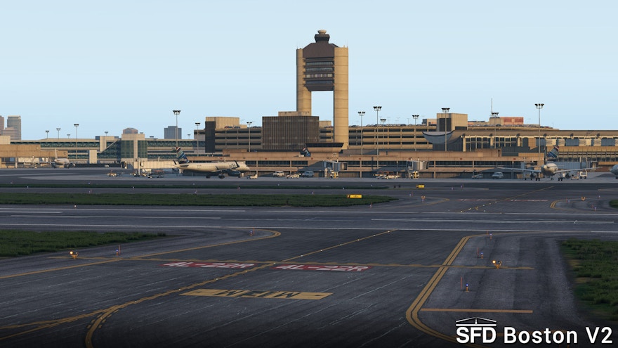 ShortFinal Design Updating Boston Logan Freeware for XP11