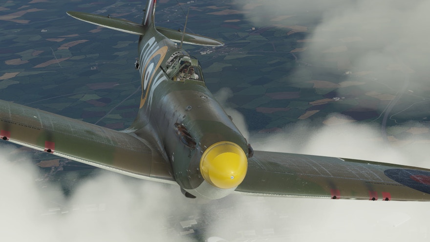Aeroplane Heaven’s Spitfire Mk1A for MSFS “On Final”