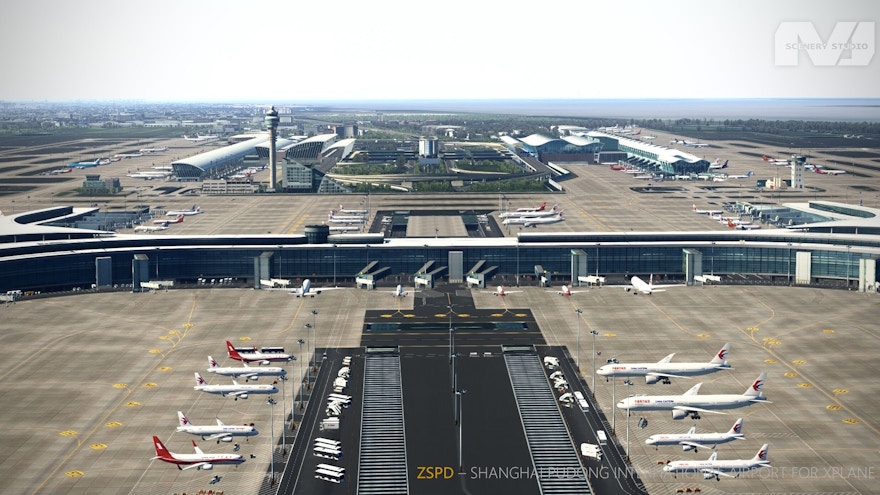 AMJ Scenery Studio Releases Shanghai Pudong Intl Airport