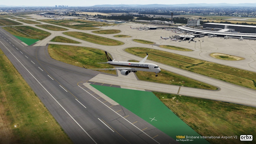 ORBX Releases Brisbane Airport V2 for P3D