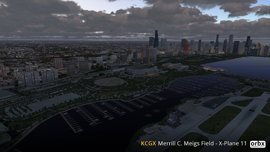 Orbx Release Meigs Field KCGX for X-Plane