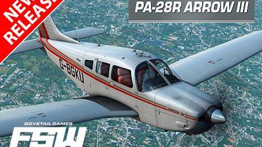Just Flight PA-28R Arrow III Released for Flight Sim World