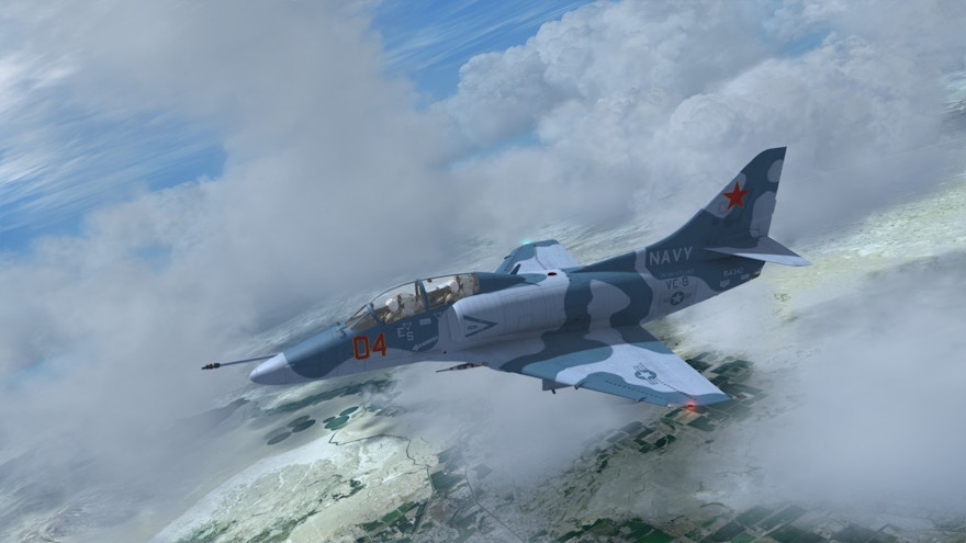 IndiaFoxtEcho Releases the TA-4 Skyhawk for P3D