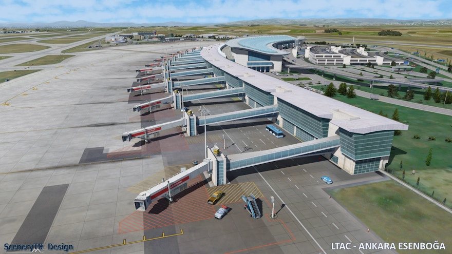 SceneryTR Design Releases Ankara Esenboğa Airport
