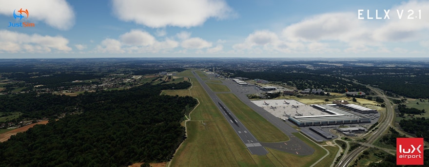 JustSim Luxembourg Findel Airport V2.1 for P3D Released