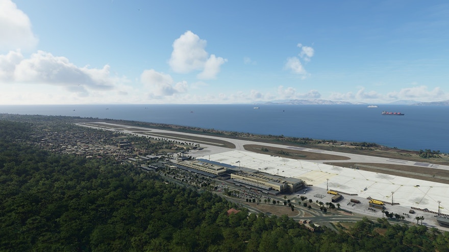 JustSim Releases Rhodes Airport for MSFS