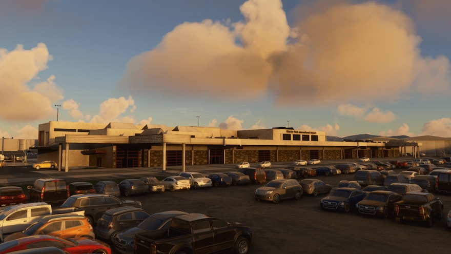 VREF Simulations Releases Glacier Park International for MSFS