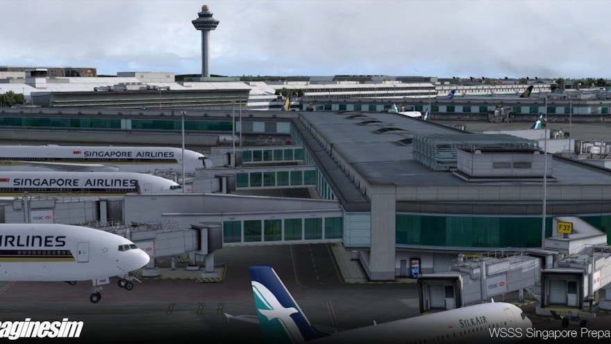 ImagineSim Preview New Shots of Singapore (WSSS) for P3Dv4