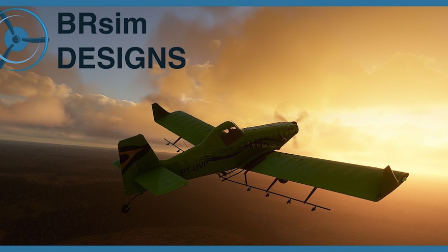 BRsimDesigns releases EMB-202 Ipanema Crop Duster for MSFS