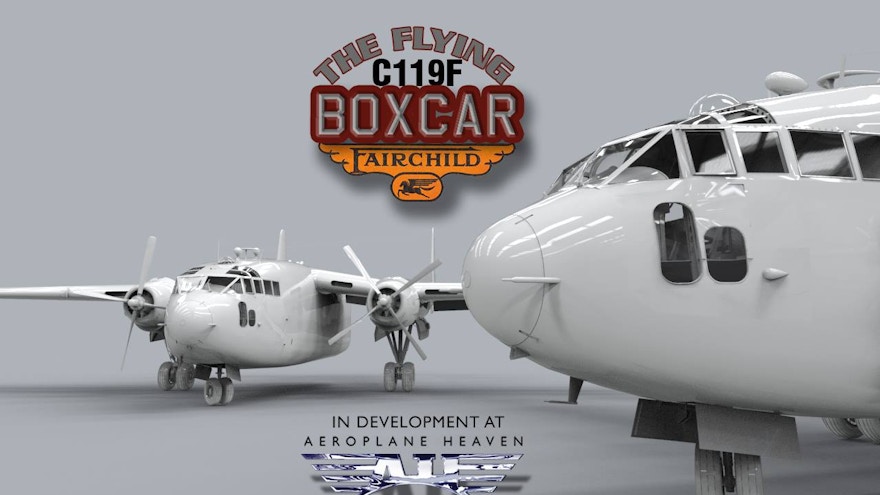 Aeroplane Heaven Fairchild C119F Flying Boxcar Announced