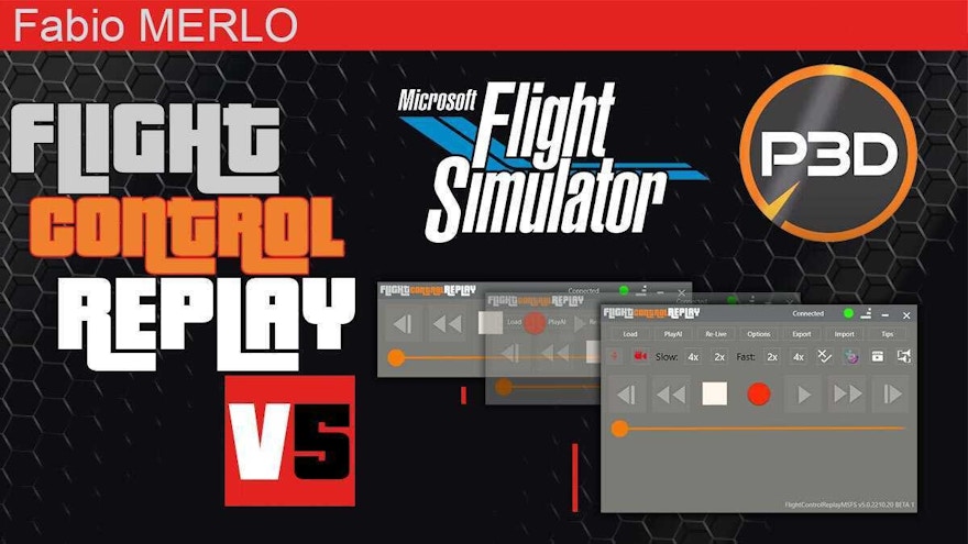Flight Control Replay v5 Released for MSFS and P3D