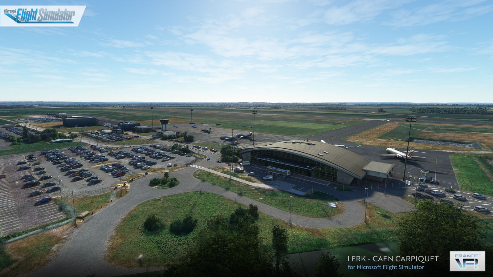 France VFR releases Caen Carpiquet Airport for MSFS