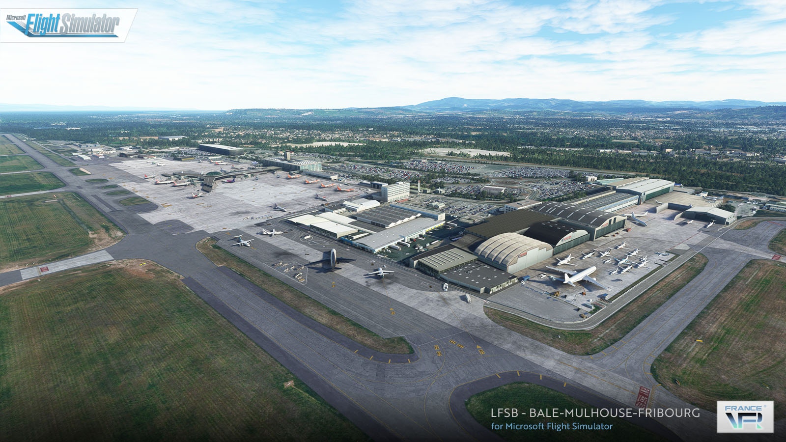 France VFR Releases Basel Mulhouse Airport for MSFS