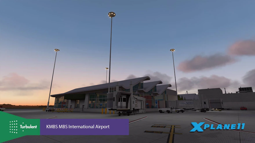 Turbulent Designs Confirms MBS International Airport for X-Plane