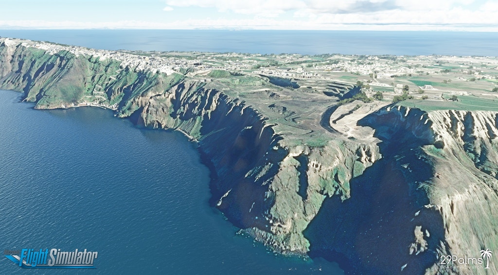 29Palms Scenery Design Announces Santorini for MSFS