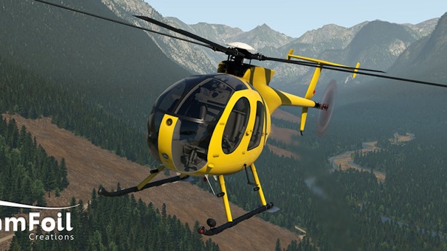 DreamFoil Creations Previews 500D For X-Plane