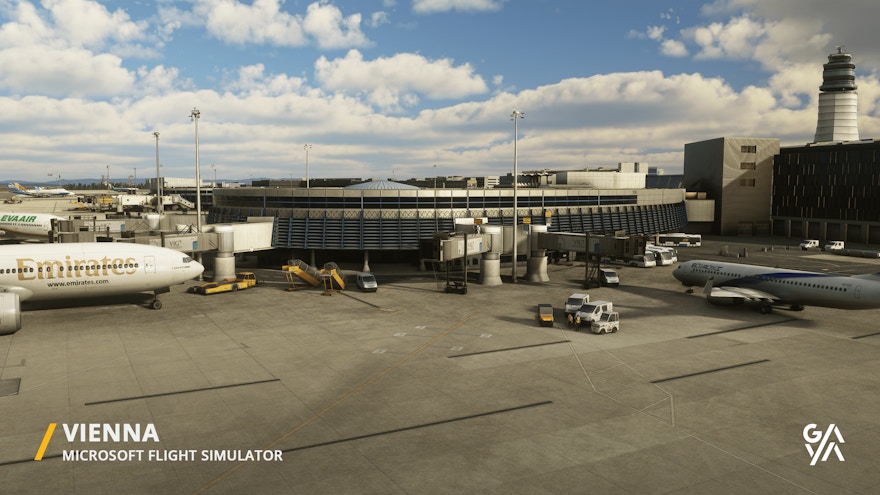 Gaya Simulations LOWW Vienna International Airport Released for MSFS