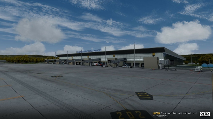 Orbx Releases Skopje International Airport for Free for P3D