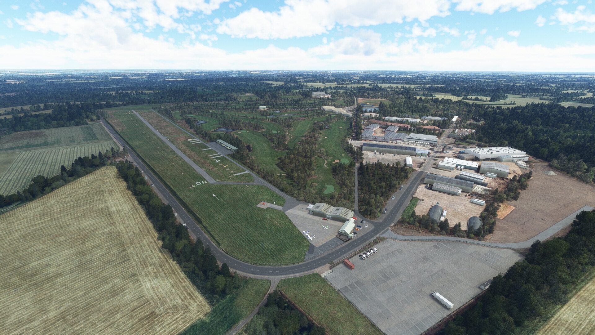 Burning Blue Design Releases Earls Colne Airfield for MSFS FSElite