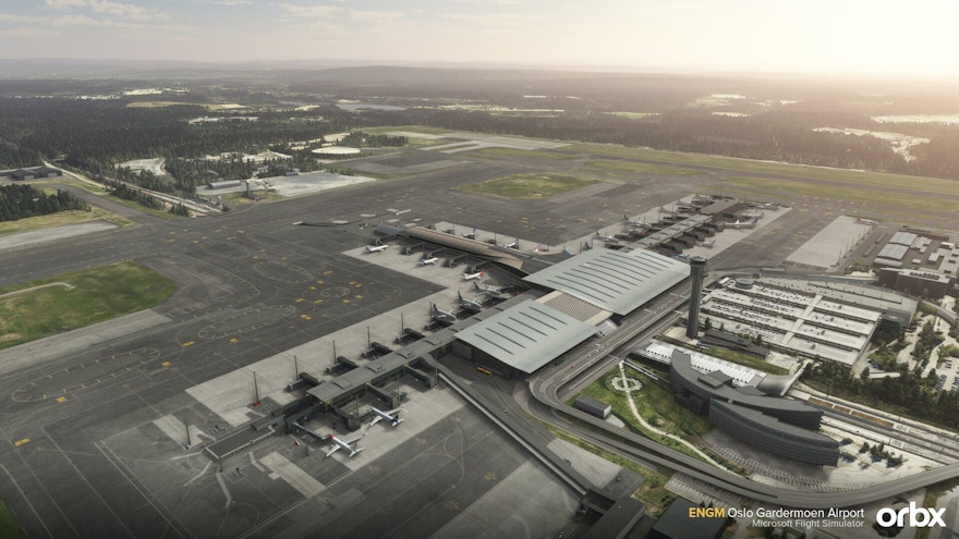 Orbx Releases Oslo Gardermoen Airport for MSFS