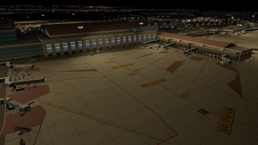 Windsock Simulations Shares Malaga Night Lighting Previews