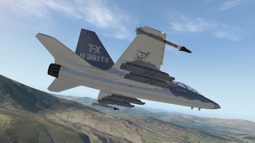 AOA Simulations Boeing/Saab T-X Previews