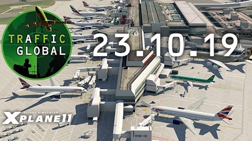 Just Flight’s Traffic Global Coming to X-Plane 11 October 23rd