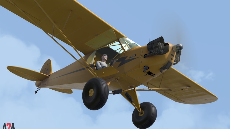 A2A Simulations Updates Accu-Sim J-3 Cub