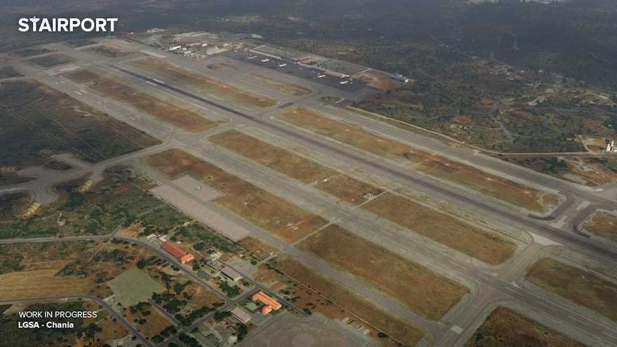 Stairport Sceneries Previews Chania (LGSA) for X-Plane