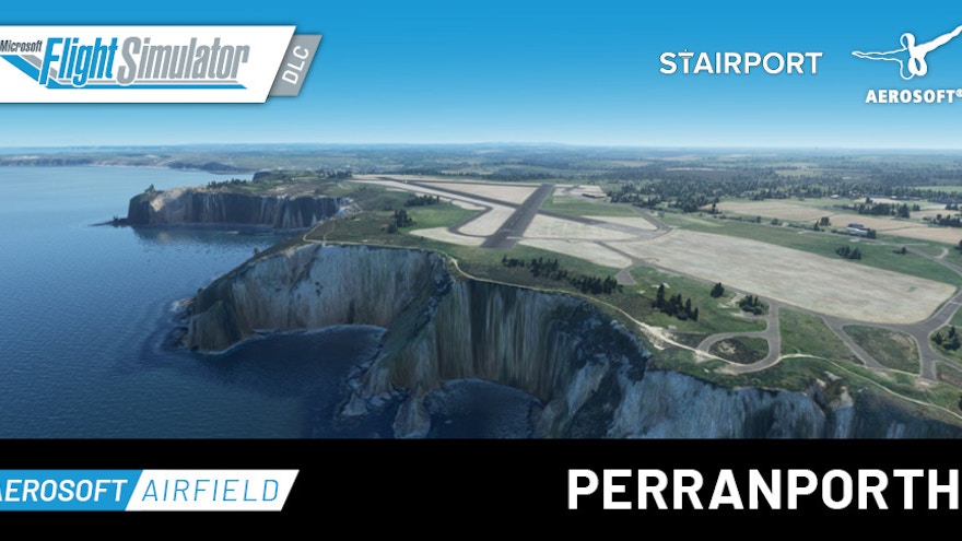 Aerosoft Airfield Perranporth Released for MSFS