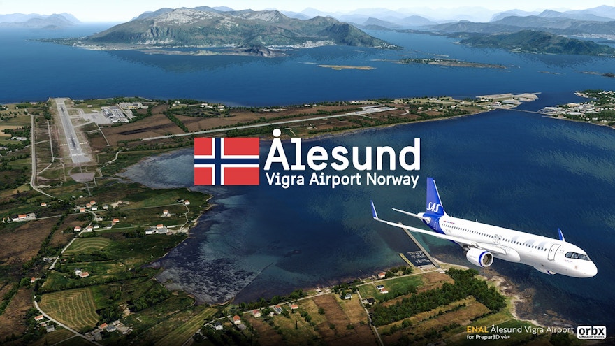 Orbx releases Ålesund Vigra Airport for P3D