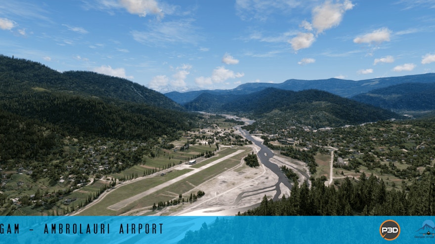 Georgian Virtual Airports Release Freeware Ambrolauri (UGAM)