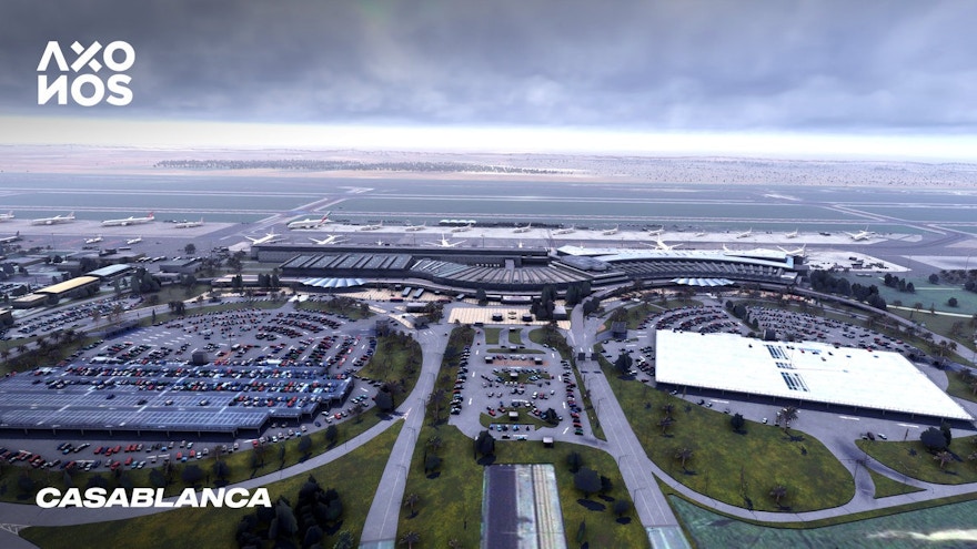 Axonos Releases Casablanca Airport for X-Plane 11