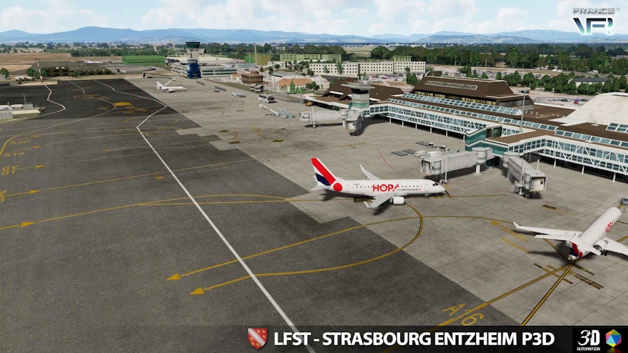 FranceVFR Releases Strasbourg Airport for P3D
