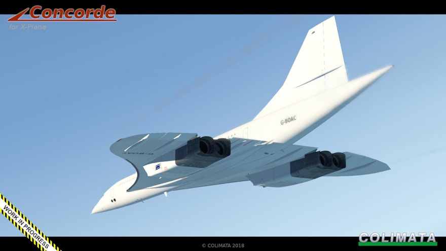 Colimata Concorde for X-Plane Previewed