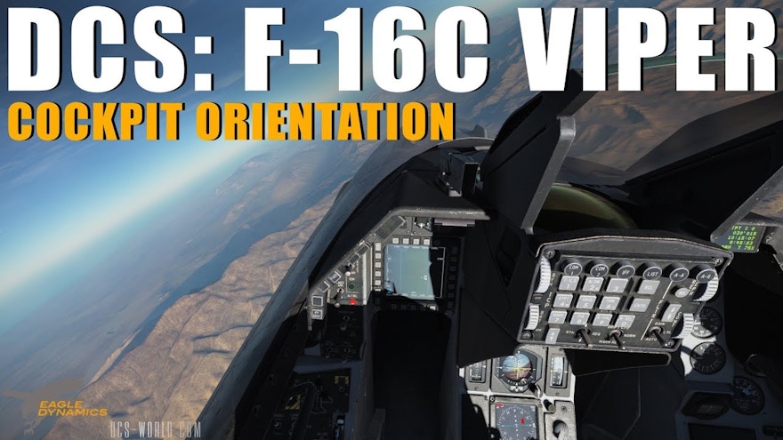 DCS Shares F-16C Viper Cockpit Tour