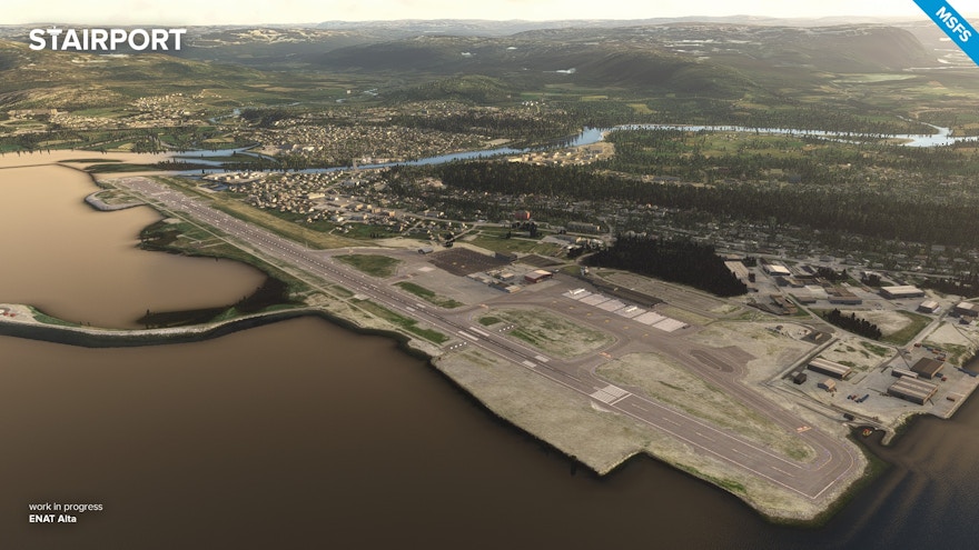 Stairport Sceneries Announce Alta Airport for MSFS
