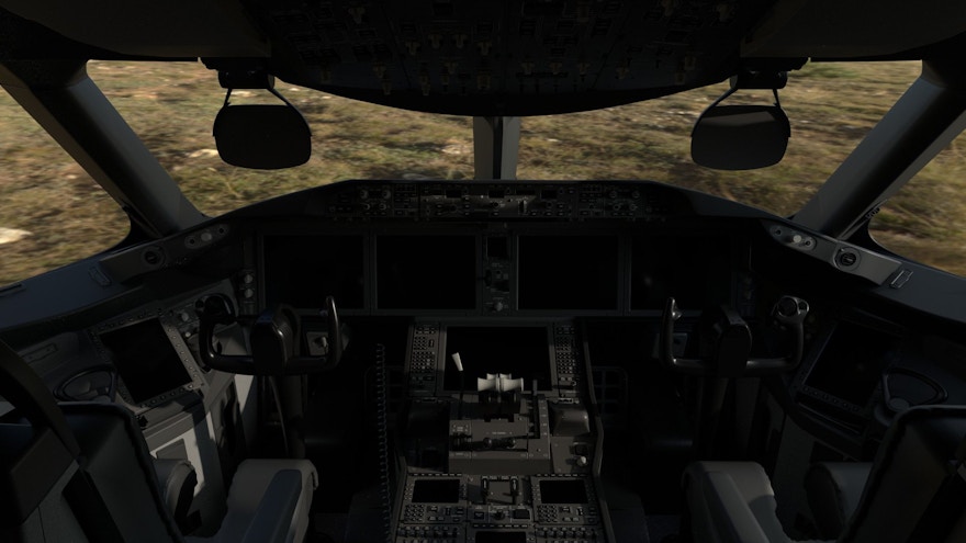 FlightFactor Previews 787 Pro Cockpit Textures