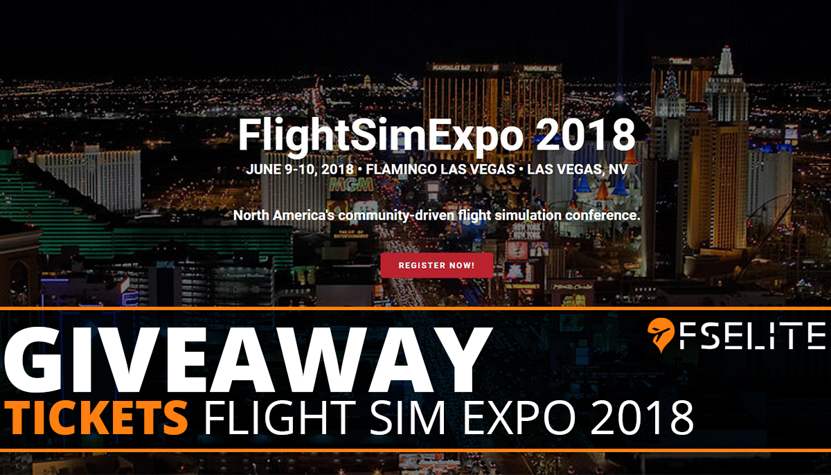[GIVEAWAY] Win FREE Tickets to FlightSimExpo 2018 - FSElite