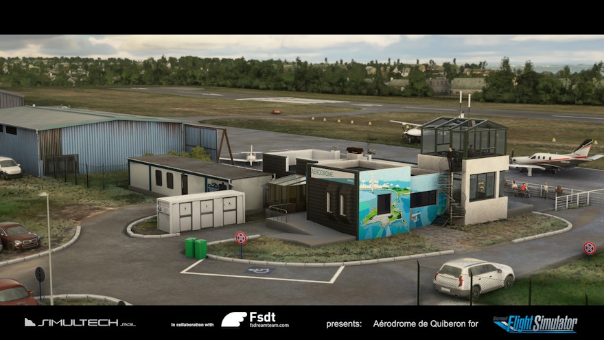 FSDreamTeam Releases Quiberon Airport for MSFS