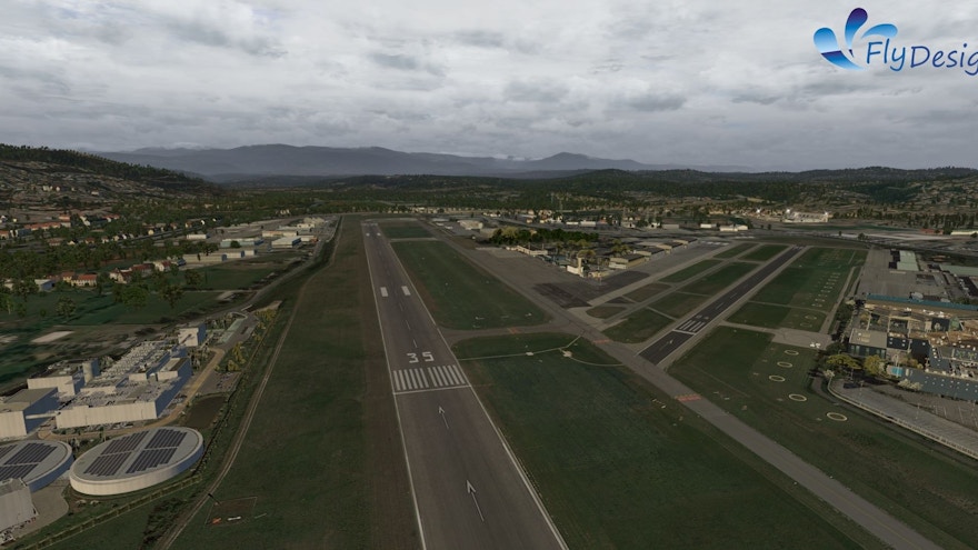 FlyDesign Release Mandelieu Airport for X-Plane 10/11