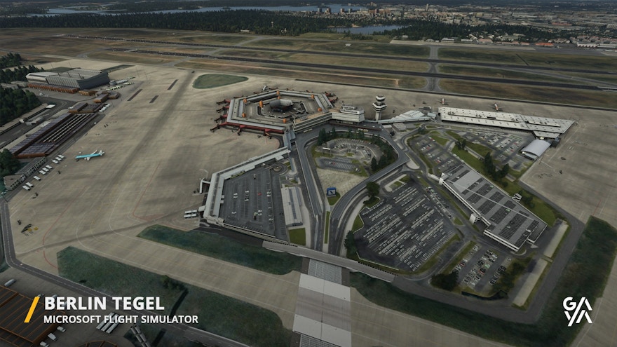 Gaya Simulations Previews Berlin Airport for MSFS