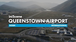iniScene Queenstown Airport for MSFS Now Available