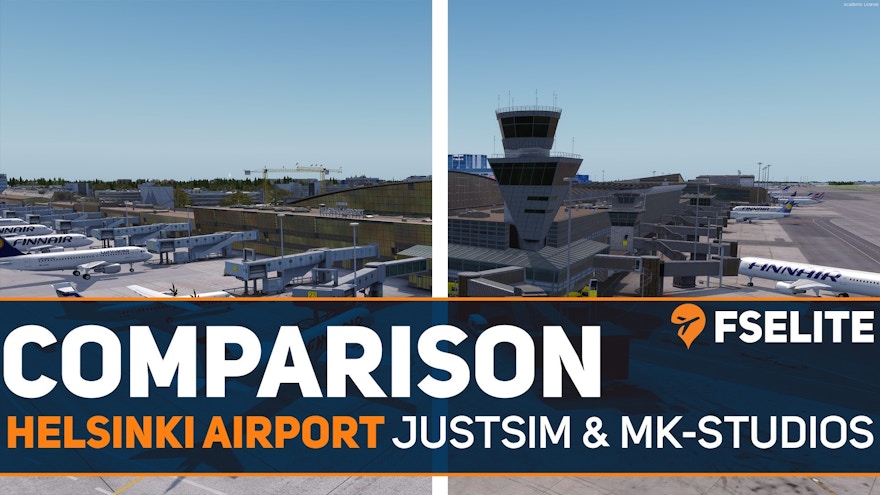 Head to Head: Helsinki Airport by JustSim and MK-Studios