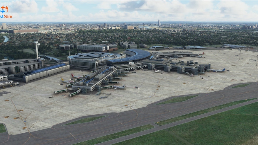 JustSim Releases Dusseldorf Airport for Microsoft Flight Simulator