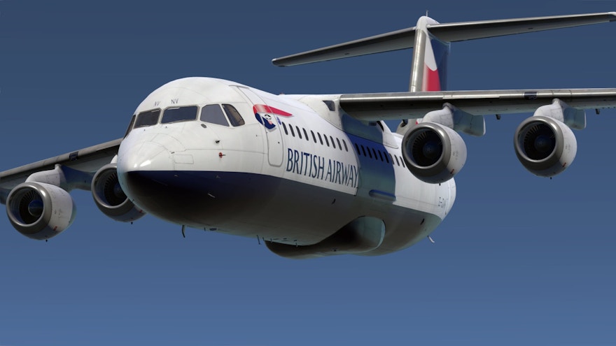 Just Flight Previews BAe 146 Professional in P3D and XPL